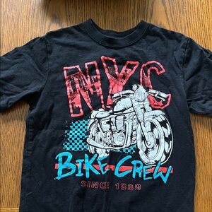 Place Black NYC Bike Crew Graphic Tee